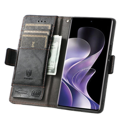 Custodia per telefono in pelle CaseNeo Splicing con doppia fibbia magnetica, For Xiaomi Redmi Note 14 Pro+ 5G, For Xiaomi Redmi Note 14 Pro 5G, For Xiaomi Redmi Note 13 Pro 4G, For Xiaomi Redmi Note 13 4G