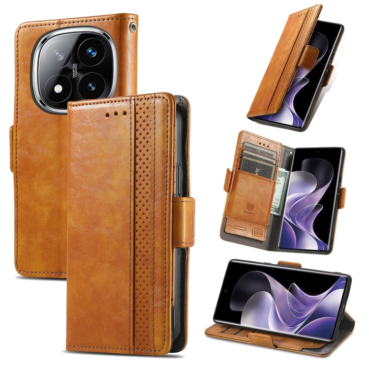 Custodia per telefono in pelle CaseNeo Splicing con doppia fibbia magnetica