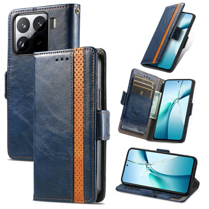 Custodia per telefono in pelle CaseNeo Splicing con doppia fibbia magnetica, For Redmi Note 14 4G 163.25mm, For Xiaomi 15 Pro, For Xiaomi 15, For Xiaomi Redmi Note 14 5G