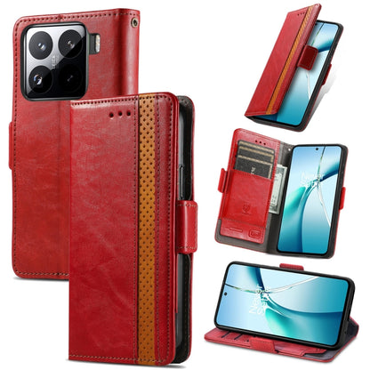 Custodia per telefono in pelle CaseNeo Splicing con doppia fibbia magnetica, For Redmi Note 14 4G 163.25mm, For Xiaomi 15 Pro, For Xiaomi 15, For Xiaomi Redmi Note 14 5G