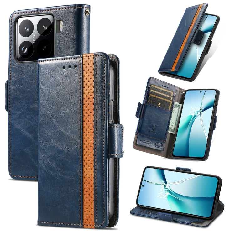Custodia per telefono in pelle CaseNeo Splicing con doppia fibbia magnetica, For Redmi Note 14 4G 163.25mm, For Xiaomi 15 Pro, For Xiaomi 15, For Xiaomi Redmi Note 14 5G