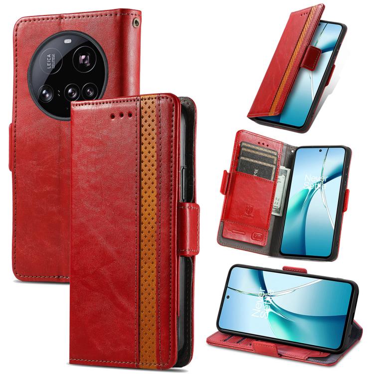Custodia per telefono in pelle CaseNeo Splicing con doppia fibbia magnetica, For Redmi Note 14 4G 164.84mm, For Xiaomi 15 Ultra, For Redmi Turbo 4, For Xiaomi Poco X7 Pro