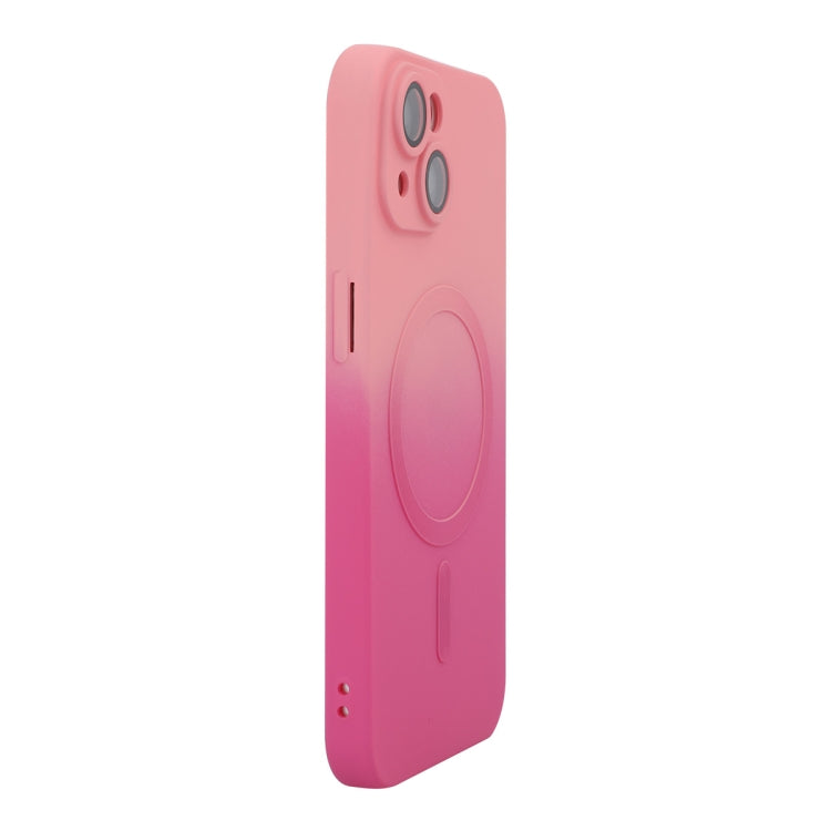 Custodia per telefono in silicone ENKAY Hat-Prince MagSafe Rainbow Gradient con pellicola per lenti, For iPhone 13 Pro Max, For iPhone 13 Pro, For iPhone 13
