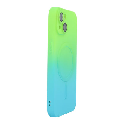 Custodia per telefono in silicone ENKAY Hat-Prince MagSafe Rainbow Gradient con pellicola per lenti, For iPhone 14 Plus, For iPhone 14, For iPhone 14 Pro, For iPhone 14 Pro Max