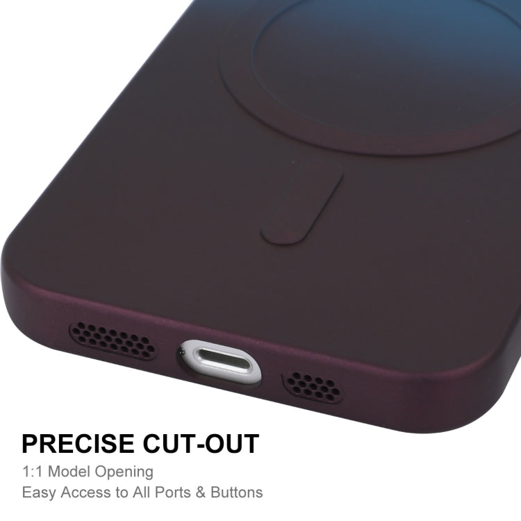 Custodia per telefono in silicone ENKAY Hat-Prince MagSafe Rainbow Gradient con pellicola per lenti, For iPhone 16 Pro Max, For iPhone 16 Pro, For iPhone 16 Plus, For iPhone 16
