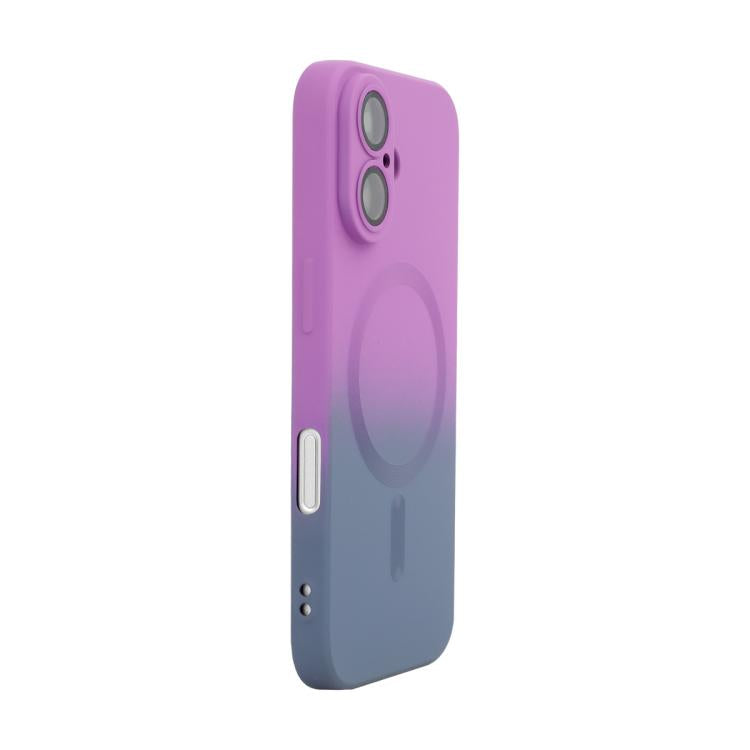 Custodia per telefono in silicone ENKAY Hat-Prince MagSafe Rainbow Gradient con pellicola per lenti, For iPhone 17 Pro Max, For iPhone 17 Pro, For iPhone 17, For iPhone Air
