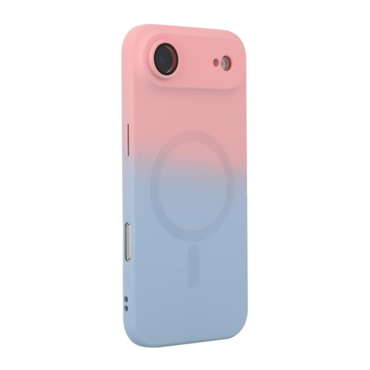 Custodia per telefono in silicone ENKAY Hat-Prince MagSafe Rainbow Gradient con pellicola per lenti