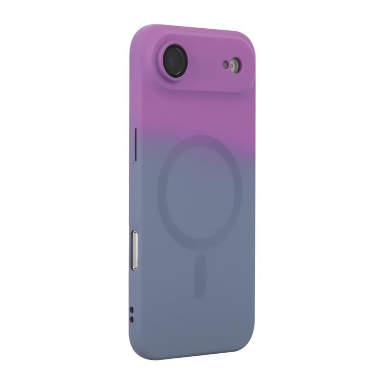 Custodia per telefono in silicone ENKAY Hat-Prince MagSafe Rainbow Gradient con pellicola per lenti