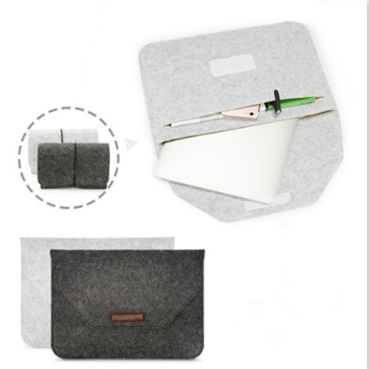 Borsa portatile in feltro permeabile all'aria per laptop MacBook, con custodia per l'alimentazione, 12 inch, 13 inch, 15 inch, 11 inch
