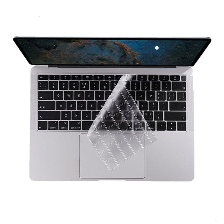 Pellicola protettiva per tastiera portatile in TPU trasparente da 0,13 mm, For MacBook Air 13.3 inch A1369 & A1466, For MacBook Pro 13.3 inch A1706 & A1989 & A2159 (with Touch Bar), For MacBook Pro 15.4 inch A1707 & A1990 (with Touch Bar)