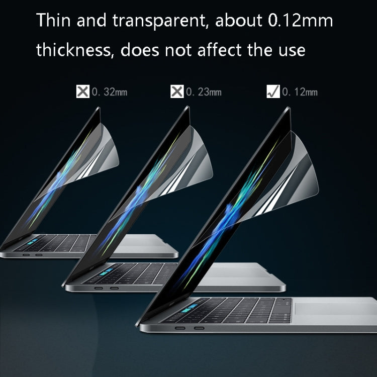 Pellicola protettiva per schermo portatile in PET traslucido HD 4H da 0,12 mm, For MacBook Air 11.6 inch A1465 / A1370, For MacBook Retina 12 inch A1534, For MacBook Pro 13.3 inch A1708 / A1706 / A1989 / A2159, For MacBook Air 13.3 inch A1466 / A1369  ...