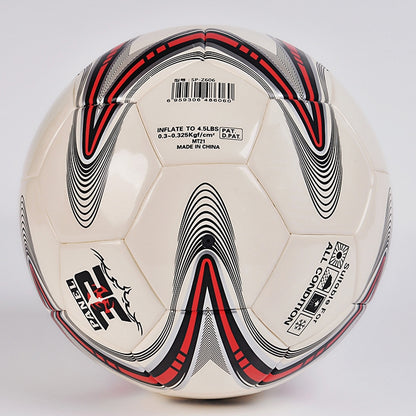 MILACHIC Pallone da allenamento da competizione in pelle PU antideflagrante con motivo a stella a cinque punte grande, Number 4 ( For 5-7 People), Number 5 ( For 11 People)