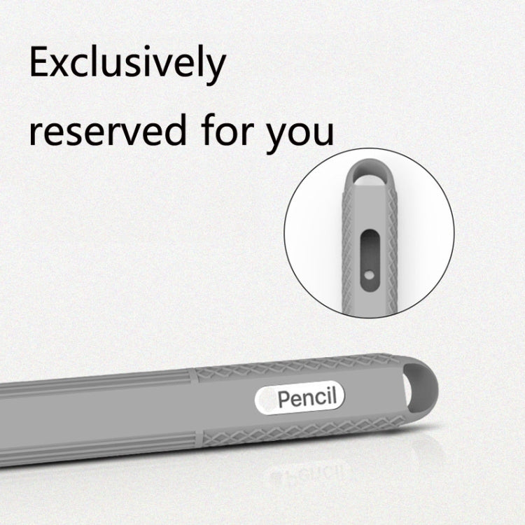 Custodia protettiva in silicone per stilo da 5 pezzi, For Apple Pencil 1, For Apple Pencil 2