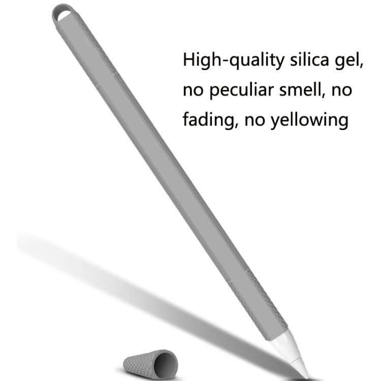 Custodia protettiva in silicone per stilo da 5 pezzi, For Apple Pencil 1, For Apple Pencil 2