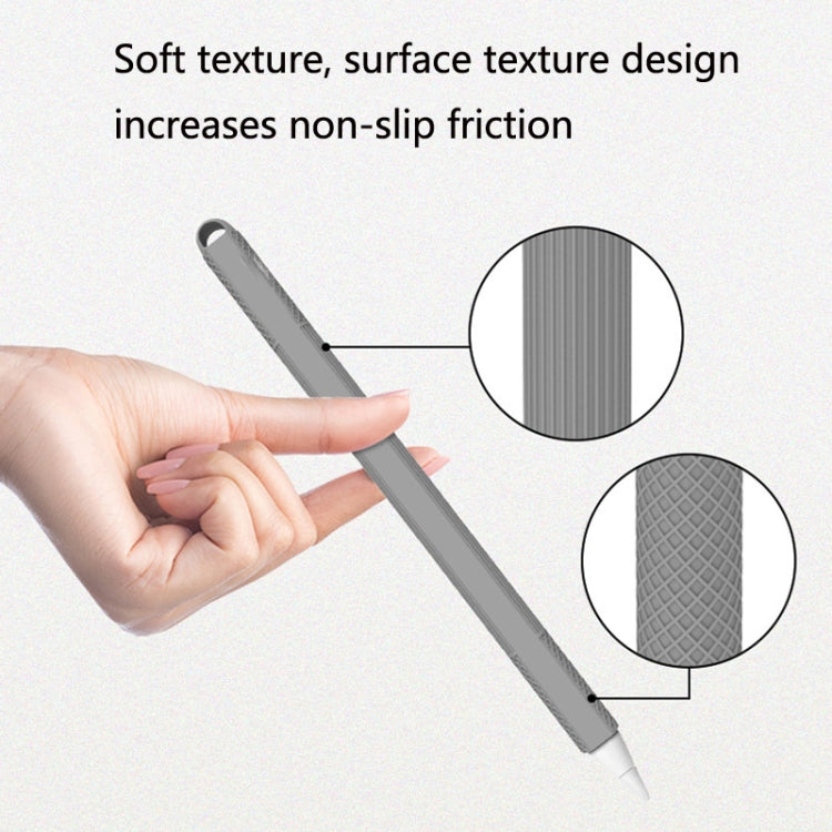 Custodia protettiva in silicone per stilo da 5 pezzi, For Apple Pencil 1, For Apple Pencil 2