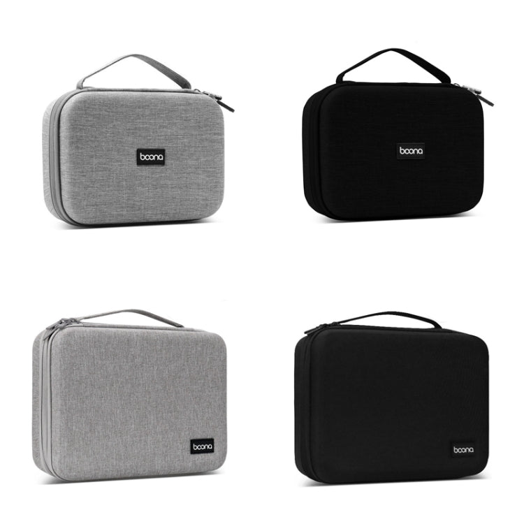 Baona BN-F011 Cavo di alimentazione per laptop Scatola protettiva per archiviazione digitale, Gray, Black, Extra Large Gray, Extra Large Black