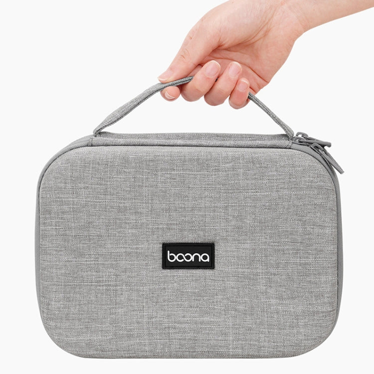 Baona BN-F011 Cavo di alimentazione per laptop Scatola protettiva per archiviazione digitale, Gray, Black, Extra Large Gray, Extra Large Black