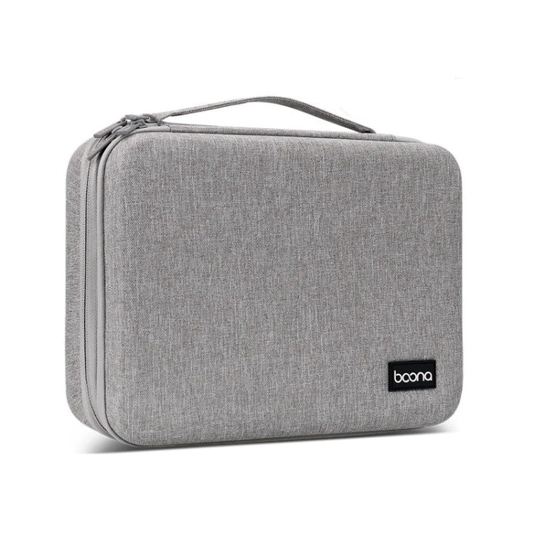 Baona BN-F011 Cavo di alimentazione per laptop Scatola protettiva per archiviazione digitale, Gray, Black, Extra Large Gray, Extra Large Black