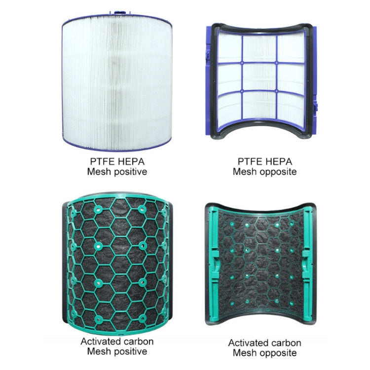 Accessori filtro purificatore d'aria per Dyson TP04 / DP04 / HP04 ， Specifiche：, 1 set Filter + 1 Set Activated Carbon, 1 Set Filter, 1 Set Activated Carbon