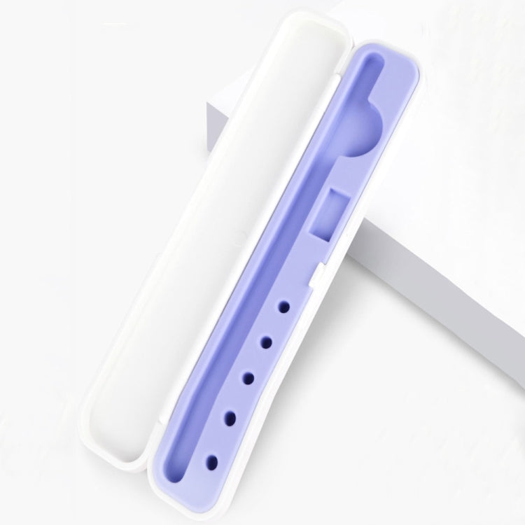 Scatola della scatola di immagazzinaggio di protezione dello stilo del silicone per Apple Pencil 1/2, specificazione:, 8mm (Graphite Black), 8mm (Clove Purple), 8mm (Dark Night Green), 8mm (Glacier Blue), 10mm (Graphite Black), 10mm (Clove Purple)     ...