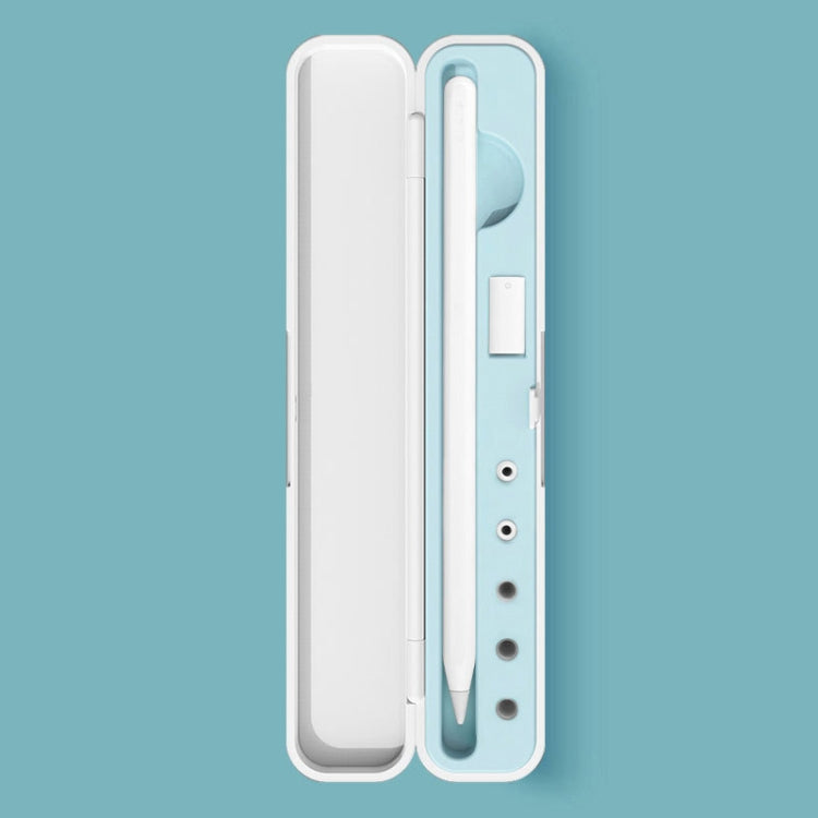 Scatola della scatola di immagazzinaggio di protezione dello stilo del silicone per Apple Pencil 1/2, specificazione:, 8mm (Graphite Black), 8mm (Clove Purple), 8mm (Dark Night Green), 8mm (Glacier Blue), 10mm (Graphite Black), 10mm (Clove Purple)�����...