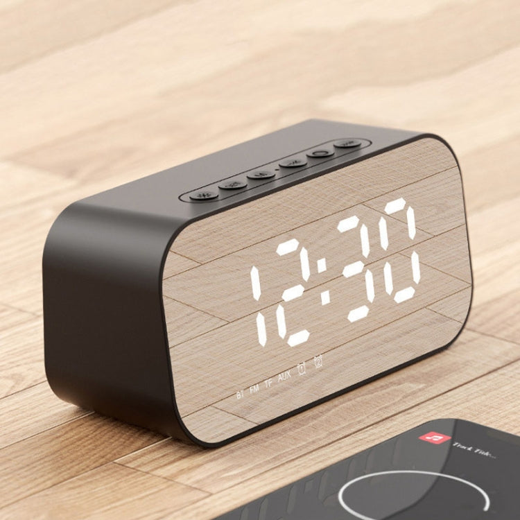 Havit M3 Subwoofer Mini Mirror Clock Altoparlante Bluetooth, Spsc:, 1200mAh (Black）, 1200mAh (White)