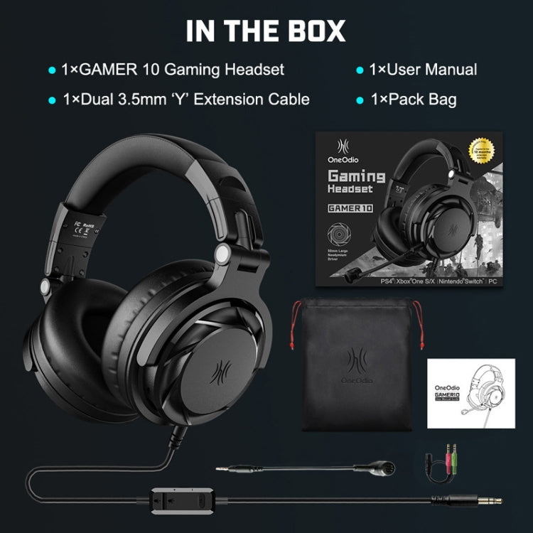 🎧 OneOdio PRO GD – Cuffie cablate professionali per studio, scuola e gaming