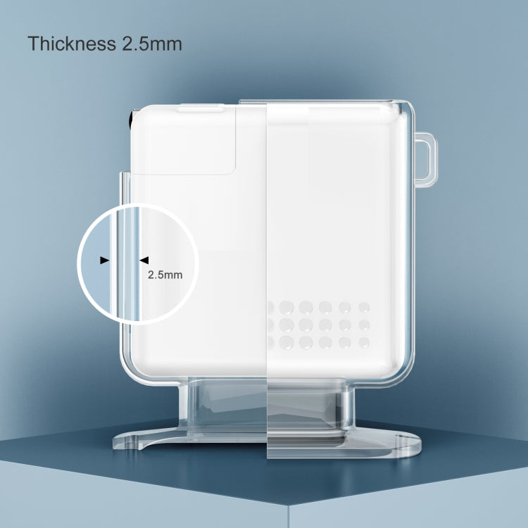 OATSBASF Custodia protettiva in silicone trasparente per iPhone MacBook Pro Air, 20W