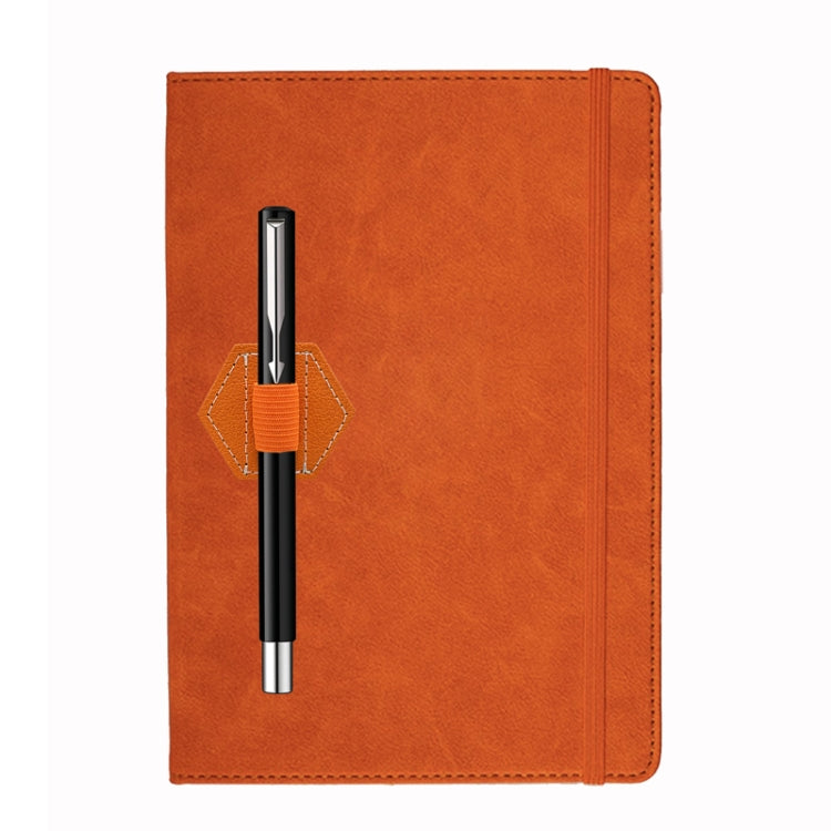 5 pezzi portapenne capacitivo portapenne autoadesivo portapenne in PU, stile:, Hexagonal Black, Hexagonal Blue, Hexagonal Orange, Hexagonal Red, Hexagonal Brown, Hexagon Double Black, Rectangular Double Black, Round