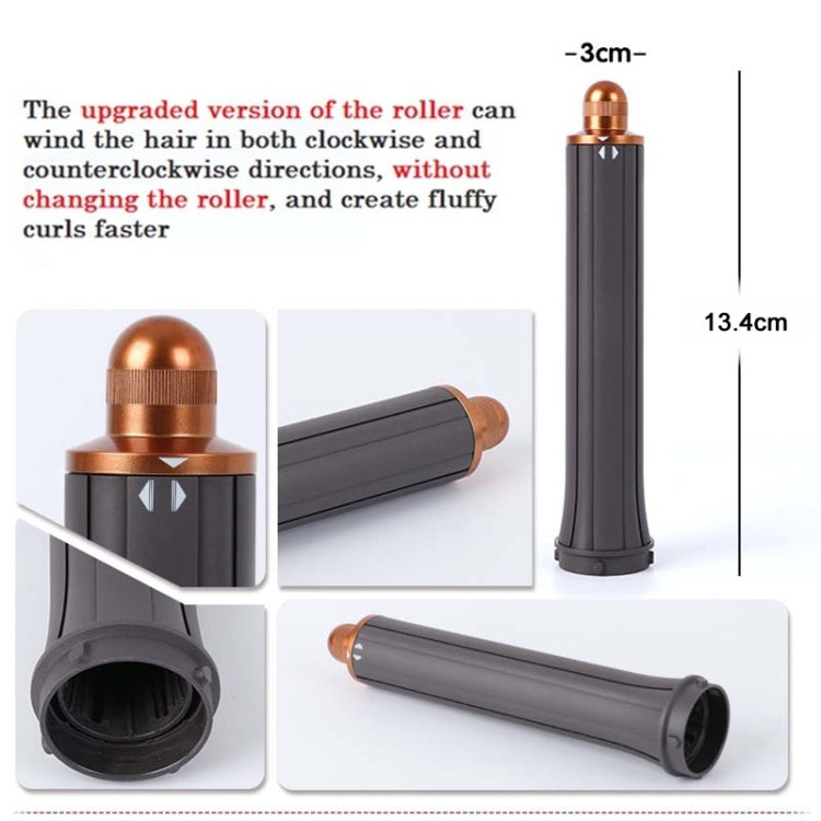 Ferro arricciacapelli a canna lunga aggiornato per asciugacapelli Dyson HD01/02/03/04/08, 13.4cm 30mm Gold, 13.4cm 30mm Red, 13.4cm 40mm Gold, 13.4cm 40mm Red