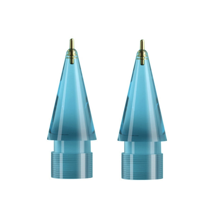 Per Apple Pencil 1/2 2 pezzi pennino trasparente di ricambio per stilo, specifiche:, Extended (Red), Extended (Blue), Extended (Green), Extended (Pink), Extended (Gray), Extended (Gold), Extended (Purple), Round (Red), Round (Blue), Round (Green)������...