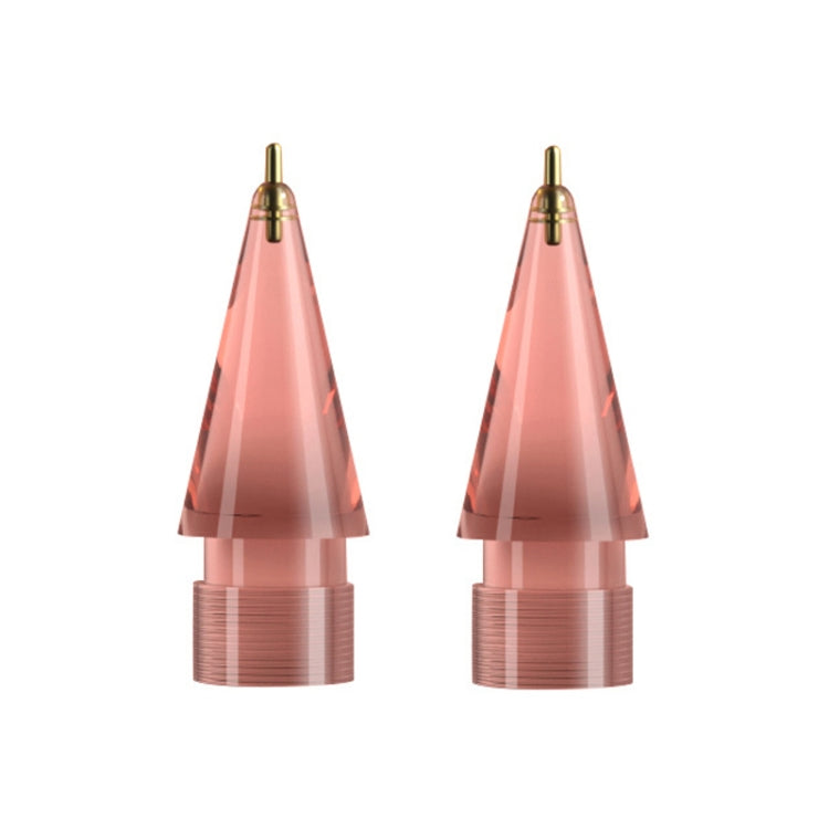 Per Apple Pencil 1/2 2 pezzi pennino trasparente di ricambio per stilo, specifiche:, Extended (Red), Extended (Blue), Extended (Green), Extended (Pink), Extended (Gray), Extended (Gold), Extended (Purple), Round (Red), Round (Blue), Round (Green)������...