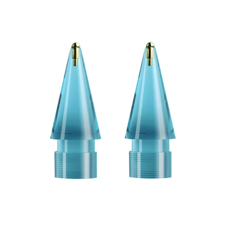 Per Apple Pencil 1/2 2 pezzi pennino trasparente di ricambio per stilo, specifiche:, Extended (Red), Extended (Blue), Extended (Green), Extended (Pink), Extended (Gray), Extended (Gold), Extended (Purple), Round (Red), Round (Blue), Round (Green)������...