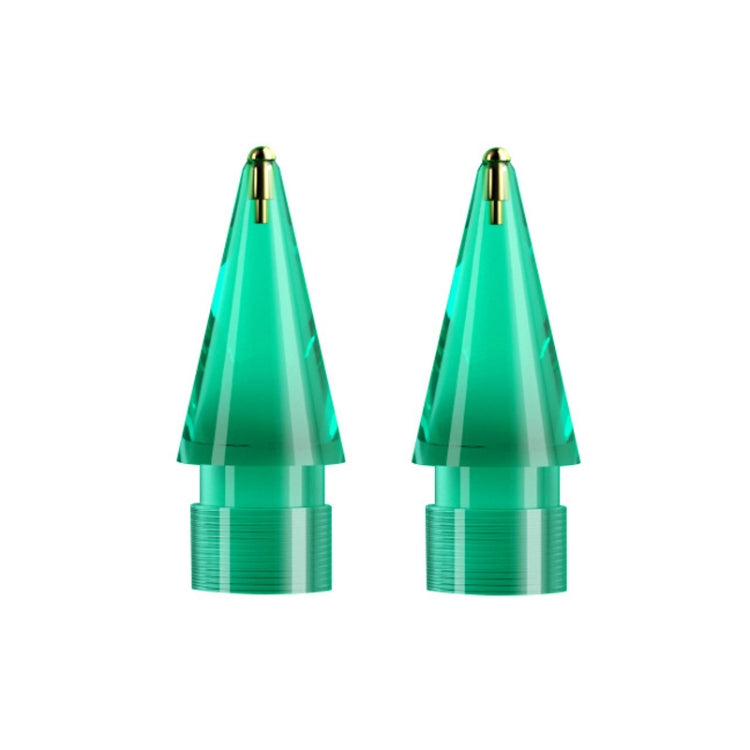 Per Apple Pencil 1/2 2 pezzi pennino trasparente di ricambio per stilo, specifiche:, Extended (Red), Extended (Blue), Extended (Green), Extended (Pink), Extended (Gray), Extended (Gold), Extended (Purple), Round (Red), Round (Blue), Round (Green)������...