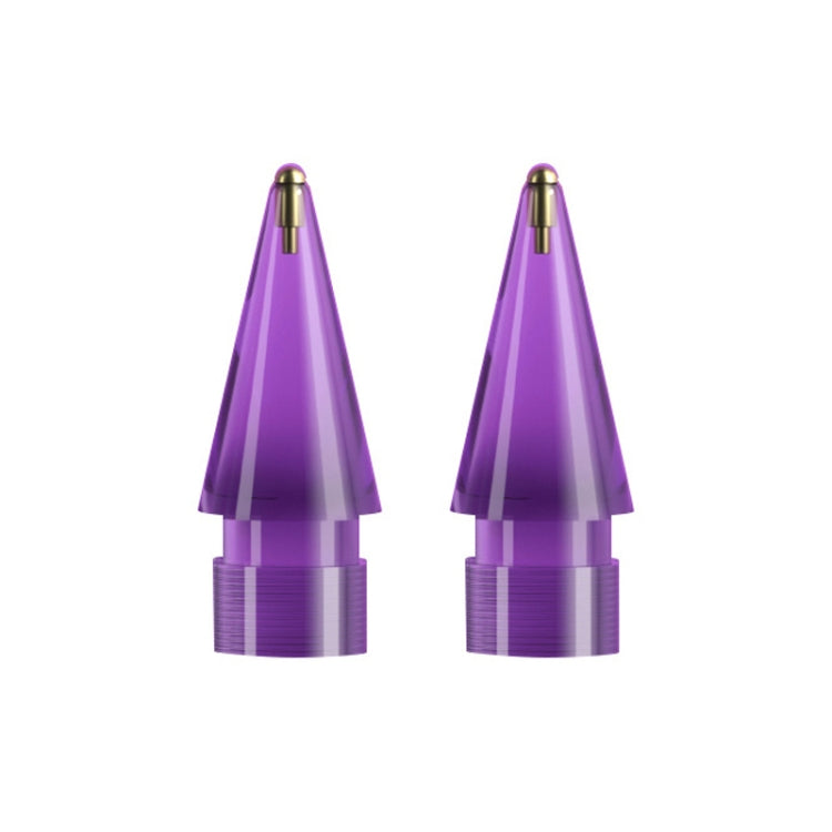 Per Apple Pencil 1/2 2 pezzi pennino trasparente di ricambio per stilo, specifiche:, Extended (Red), Extended (Blue), Extended (Green), Extended (Pink), Extended (Gray), Extended (Gold), Extended (Purple), Round (Red), Round (Blue), Round (Green)������...