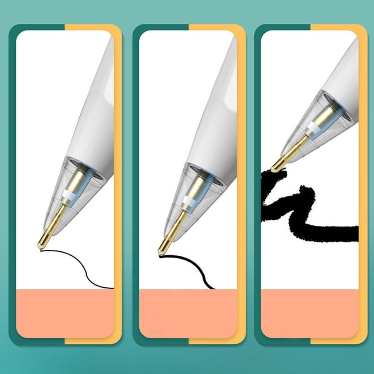 Per Apple Pencil 1/2 Pennino di ricambio trasparente con punta trasformabile, Stile:, 5.0 Golden Needle, 6.0 Golden Needle, 7.0 Golden Needle, 5.0 Silver Needle, 6.0 Silver Needle, 7.0 Silver Needle