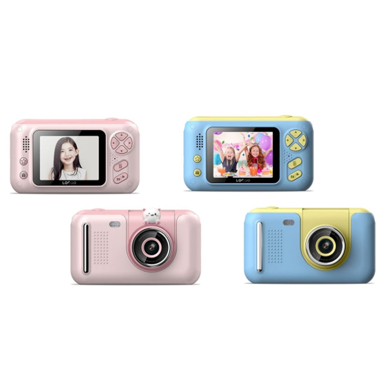 Fotocamera SLR reversibile HD per bambini da 2,4 pollici, Pink, Yellow Blue, Pink With Bracket, Yellow Blue With Bracket, Pink + 8G Memory Card + Card Reader, Pink + 16G Memory Card + Card Reader, Pink + 32G Memory Card + Card Reader�������������������...