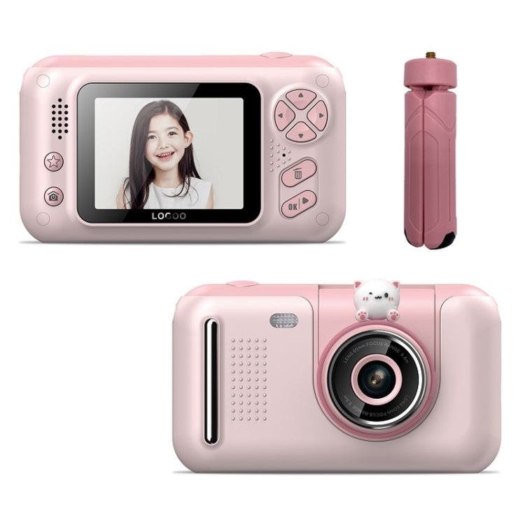 Fotocamera SLR reversibile HD per bambini da 2,4 pollici, Pink, Yellow Blue, Pink With Bracket, Yellow Blue With Bracket, Pink + 8G Memory Card + Card Reader, Pink + 16G Memory Card + Card Reader, Pink + 32G Memory Card + Card Reader�������������������...