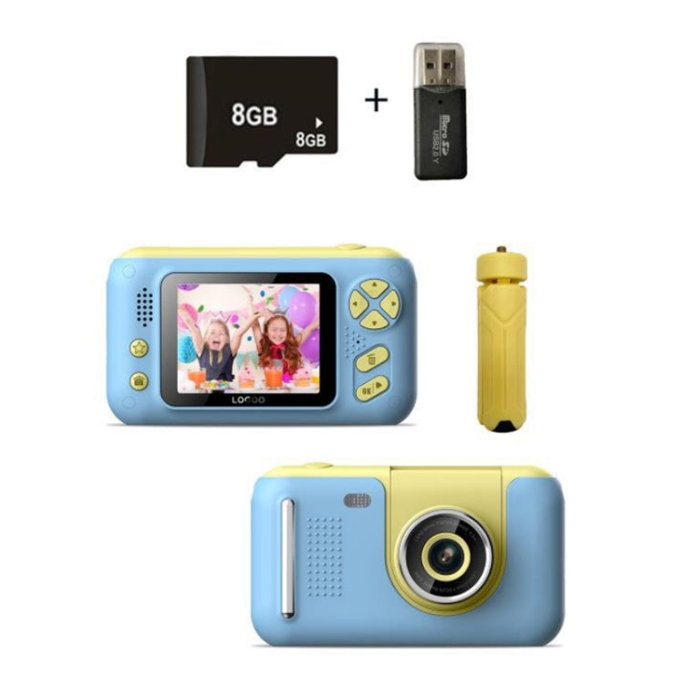 Fotocamera SLR reversibile HD per bambini da 2,4 pollici, Pink, Yellow Blue, Pink With Bracket, Yellow Blue With Bracket, Pink + 8G Memory Card + Card Reader, Pink + 16G Memory Card + Card Reader, Pink + 32G Memory Card + Card Reader�������������������...