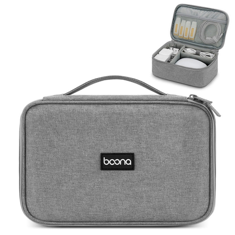 Borsa di archiviazione digitale per cavo dati per auricolari multifunzionale Baona, specifiche:, Single-layer (Gray), Single-layer (Black), 2-layer (Gray), 2-layer (Black), Single-Layer Box (Gray), Single-Layer Box (Black), 2-layer Box (Gray)          ...