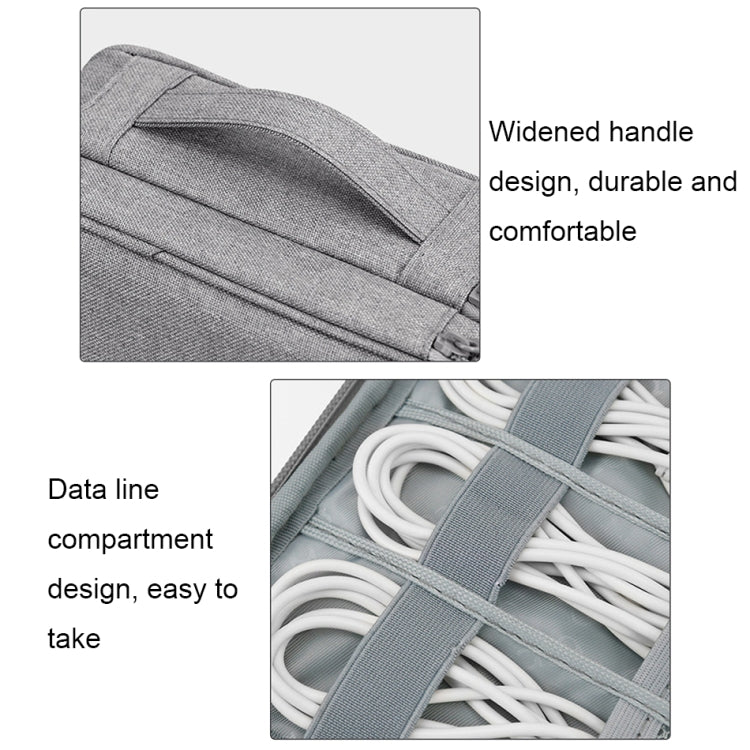 Borsa di archiviazione digitale per cavo dati per auricolari multifunzionale Baona, specifiche:, Single-layer (Gray), Single-layer (Black), 2-layer (Gray), 2-layer (Black), Single-Layer Box (Gray), Single-Layer Box (Black), 2-layer Box (Gray)          ...