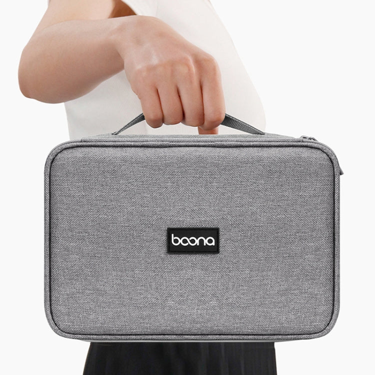 Borsa di archiviazione digitale per cavo dati per auricolari multifunzionale Baona, specifiche:, Single-layer (Gray), Single-layer (Black), 2-layer (Gray), 2-layer (Black), Single-Layer Box (Gray), Single-Layer Box (Black), 2-layer Box (Gray)          ...