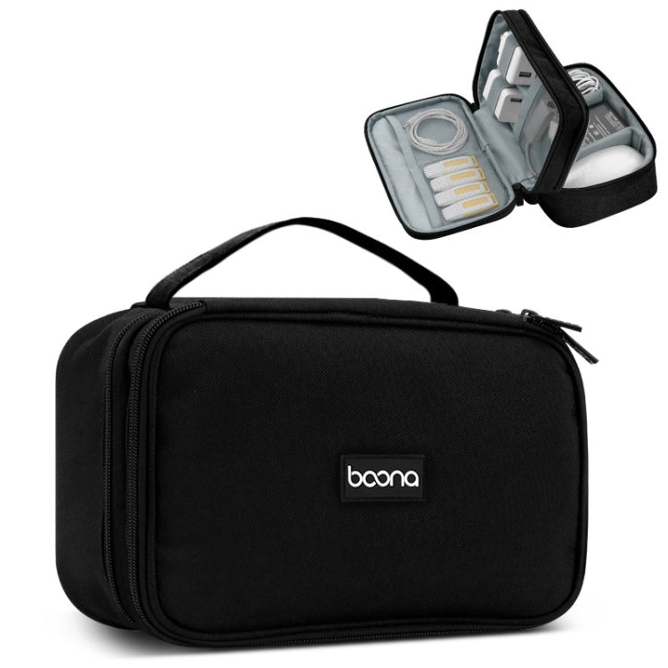 Borsa di archiviazione digitale per cavo dati per auricolari multifunzionale Baona, specifiche:, Single-layer (Gray), Single-layer (Black), 2-layer (Gray), 2-layer (Black), Single-Layer Box (Gray), Single-Layer Box (Black), 2-layer Box (Gray)          ...
