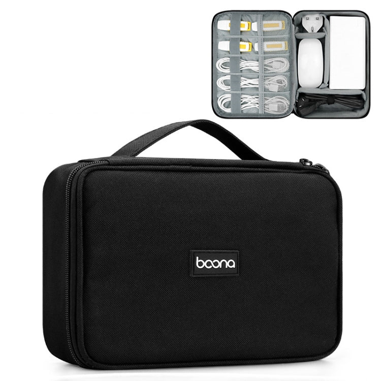 Borsa di archiviazione digitale per cavo dati per auricolari multifunzionale Baona, specifiche:, Single-layer (Gray), Single-layer (Black), 2-layer (Gray), 2-layer (Black), Single-Layer Box (Gray), Single-Layer Box (Black), 2-layer Box (Gray)          ...