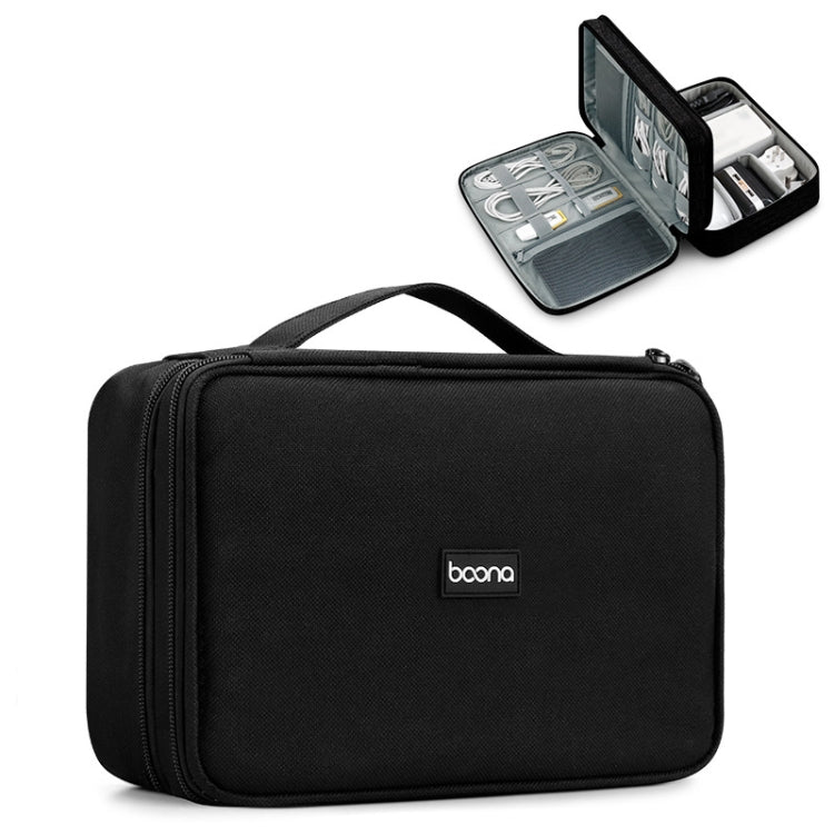 Borsa di archiviazione digitale per cavo dati per auricolari multifunzionale Baona, specifiche:, Single-layer (Gray), Single-layer (Black), 2-layer (Gray), 2-layer (Black), Single-Layer Box (Gray), Single-Layer Box (Black), 2-layer Box (Gray)          ...