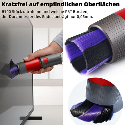 Per aspirapolvere Dyson V7 V8 V10 V11 V15 Spazzola per spolverare con setole morbide antitraccia, Non-marking Brush