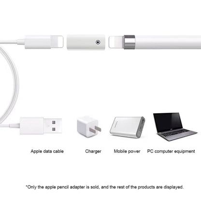 Per convertitore di ricarica stilo per adattatore di ricarica Apple Pencil 1/2, 8Pin Female To Type-C/USB-C Female, 8Pin Female To Female