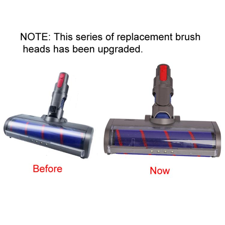 Accessori per parti di ricambio per aspirapolvere, For Dyson V7/V8/V10/V11 Soft Velvet Brush, For Dyson V7/V8/V10/V11 Carpet  Brush, For Dyson V10  Slim/V12 Soft Velvet Brush, For Dyson V10  Slim/V12 Carpet Brush