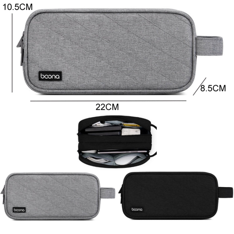 Baona BN-B001 Organizer per cuffie con cavo di alimentazione per laptop, BN-B001