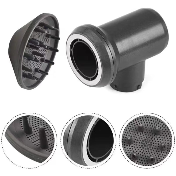 Per gli accessori di ricambio per l'attacco dell'ugello del diffusore Airwrap dell'asciugacapelli Dyson, Without Adapter, With Adapter